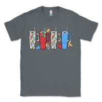 Charcoal Heather autism Classic Tee - MaliasSmallBusiness