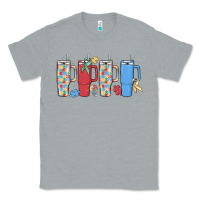 Heather Grey autism Classic Tee - MaliasSmallBusiness