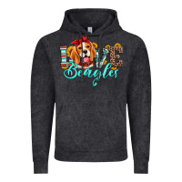 Vintage Black love beagles Vintage Hoodie - Artiststas