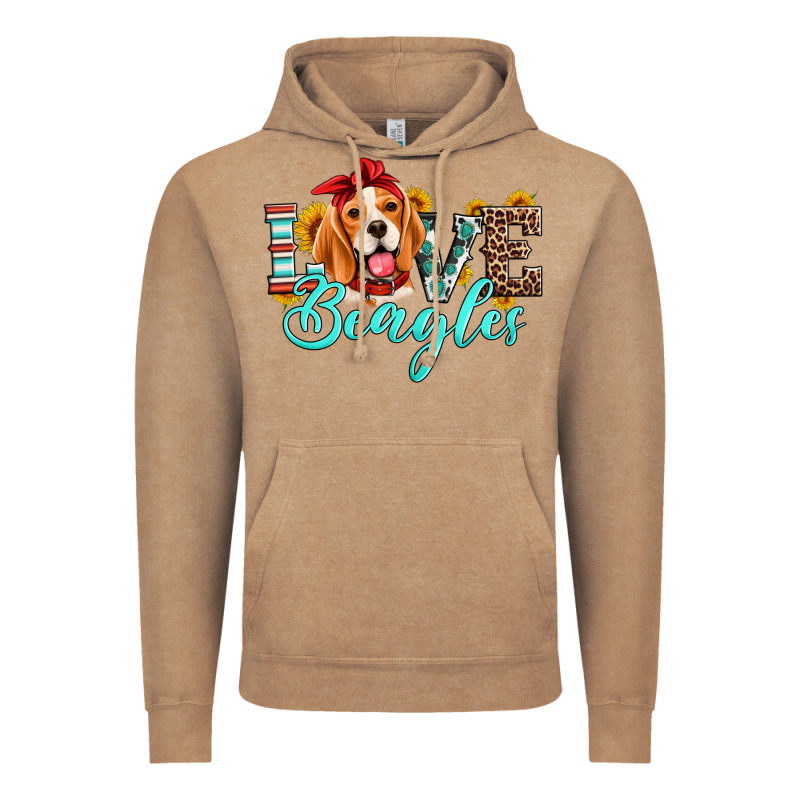 Love Beagles Vintage Hoodie by Artiststas | Teevron