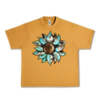 Peanut Butter sunflower Urban Heavy Tee - BarkalooDesign