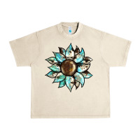 Sandshell sunflower Urban Heavy Tee - BarkalooDesign