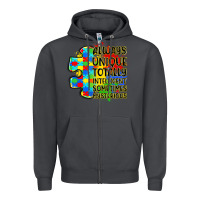 Smoke always unique totally intelligent sometimes myster Zipper Hoodie - LillyAllenDesigns