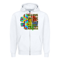White always unique totally intelligent sometimes myster Zipper Hoodie - LillyAllenDesigns