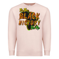 Pale Pink its the black history for me Premium Sweatshirt - NancyCooperArtShop