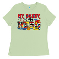 Matcha my daddy is my hero dispatcher Ladies Tee - Zillion Design Studio