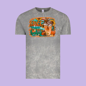 Spice Spice Baby Pumpkin Spice Latte Vintage Tee Designed By Jasminsmagicworld