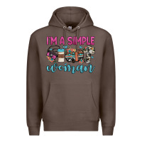 Coffee i'm a simple woman Premium Hoodie - JahusDesignShop