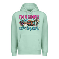 Seafoam i'm a simple woman Premium Hoodie - JahusDesignShop