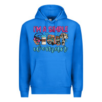 True Royal i'm a simple woman Premium Hoodie - JahusDesignShop