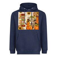 Navy fall hay there pumpkin Heavyweight Hoodie - texasbilliewilder
