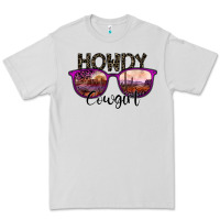 Dove Grey howdy cowgirl Premium Tee - SublimationCraftShop