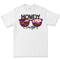 White howdy cowgirl Premium Tee - SublimationCraftShop