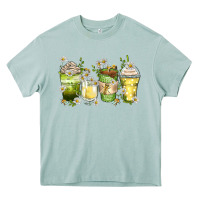 Arona daisy coffee cups Heavy Core Tee - Zillion Design Studio