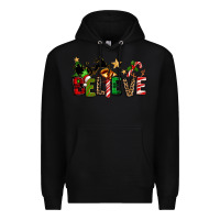 Black christmas believe Premium Hoodie - texasbilliewilder