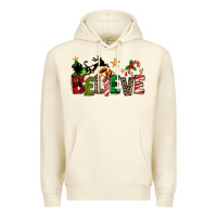 Sandshell christmas believe Premium Hoodie - texasbilliewilder
