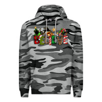 Slate Camo christmas believe Premium Hoodie - texasbilliewilder