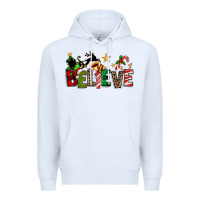 White christmas believe Premium Hoodie - texasbilliewilder