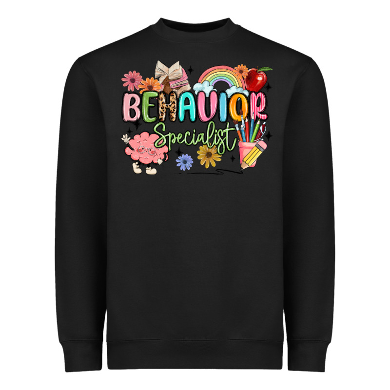 Behavior Specialist Heavyweight Sweatshirt by MaliasSmallBusiness | Teevron