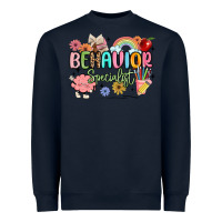 Navy behavior specialist Heavyweight Sweatshirt - MaliasSmallBusiness