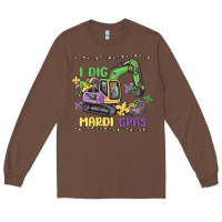 Chestnut i dig mardi gras Long Sleeve Tee - MaliasSmallBusiness