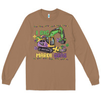 Toasted Coconut i dig mardi gras Long Sleeve Tee - MaliasSmallBusiness