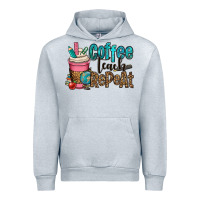 Heather Grey coffee teach repeat Urban Hoodie - OliviaCreatesArt