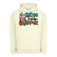 Pigment Pistachio coffee teach repeat Urban Hoodie - OliviaCreatesArt