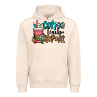 Sandshell coffee teach repeat Urban Hoodie - OliviaCreatesArt