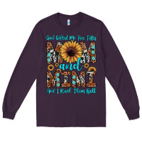 Plum god gifted me two titles mom and mimi  and i rock them both Long Sleeve Tee - JahusDesignShop