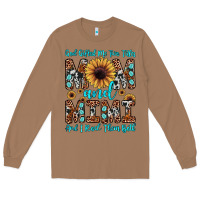 Toasted Coconut god gifted me two titles mom and mimi  and i rock them both Long Sleeve Tee - JahusDesignShop