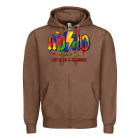 Chestnut adhd awareness Zipper Hoodie - LillyAllenDesigns