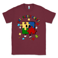 Burgundy one puzzle bougie Classic Tee - MaliasSmallBusiness