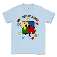 Dusty Blue one puzzle bougie Classic Tee - MaliasSmallBusiness
