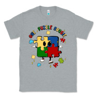 Heather Grey one puzzle bougie Classic Tee - MaliasSmallBusiness