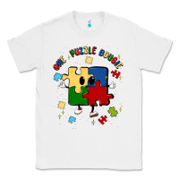 White one puzzle bougie Classic Tee - MaliasSmallBusiness