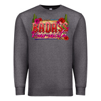 Charcoal Heather Badass Mamacita Premium Sweatshirt - texasbilliewilder