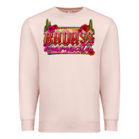 Pale Pink Badass Mamacita Premium Sweatshirt - texasbilliewilder