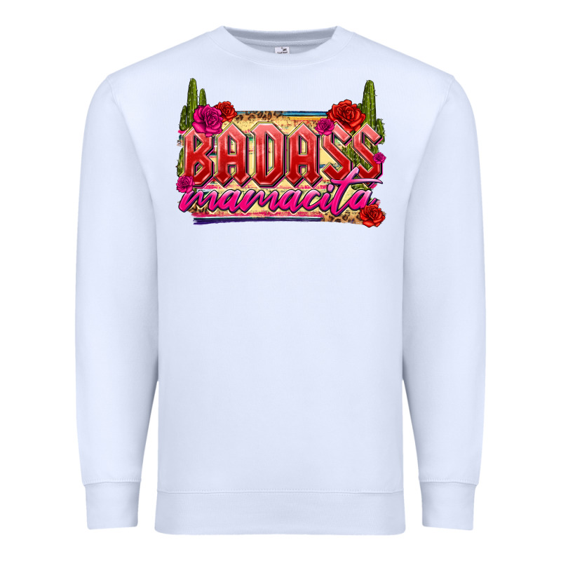 Badass Mamacita Premium Sweatshirt by texasbilliewilder | Teevron