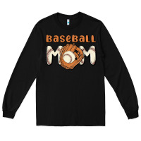 Black baseball mom Long Sleeve Tee - MaliasSmallBusiness
