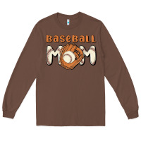Chestnut baseball mom Long Sleeve Tee - MaliasSmallBusiness