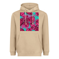 Mushroom breast cancer seamless pattern Heavyweight Hoodie - texasbilliewilder