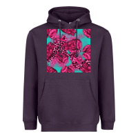 Plum breast cancer seamless pattern Heavyweight Hoodie - texasbilliewilder