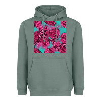 Sage breast cancer seamless pattern Heavyweight Hoodie - texasbilliewilder