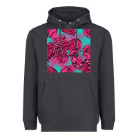 Smoke breast cancer seamless pattern Heavyweight Hoodie - texasbilliewilder
