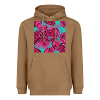 Toasted Coconut breast cancer seamless pattern Heavyweight Hoodie - texasbilliewilder