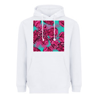 White breast cancer seamless pattern Heavyweight Hoodie - texasbilliewilder