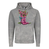 Cloud Rock valentines day western boots and roses Vintage Hoodie - AdoDesignShop