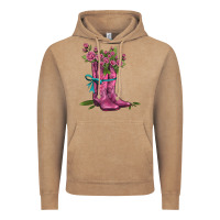 Vintage Coffee valentines day western boots and roses Vintage Hoodie - AdoDesignShop