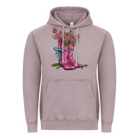 Vintage Zinc valentines day western boots and roses Vintage Hoodie - AdoDesignShop